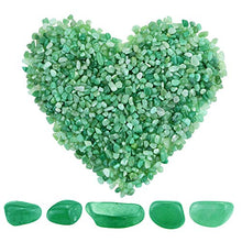 Load image into Gallery viewer, Twdrer 2lb/950g Small Natural Green Aventurine Tumbled Chips Crushed Stone Irregular Shaped Quartz Rock Healing Reiki Crystal Gemstone for Jewelry Making Garden Aquarium Vase Plant Decoration(Green)