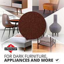 Load image into Gallery viewer, Felt Furniture Pads X-PROTECTOR - 48 Premium Felt Pads Floor Protector Brown - Chair Felts Pads for Furniture Feet Wood Floors - Best Furniture Pads for Hardwood Floors - Protect Your Wood Floors!