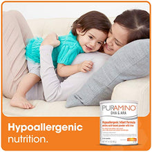 Load image into Gallery viewer, Puramino Hypoallergenic Baby Formula Powder for Severe Food Allergies, 14.1 ounce (Pack of 4) - Omega 3 DHA, Probiotics, Iron, Immune Support