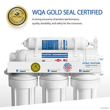 Load image into Gallery viewer, APEC Water Systems RO-90 Ultimate Series Top Tier Supreme Certified High Output 90 GPD Ultra Safe Reverse Osmosis Drinking Water Filter System, Chrome Faucet