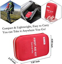 Load image into Gallery viewer, Monoki First Aid Kit Survival Kit, 241Pcs Upgraded Outdoor Emergency Survival Kit Gear - Medical Supplies Trauma Bag Safety First Aid Kit for Home Office Car Boat Camping Hiking Hunting Adventures