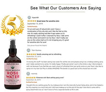 Load image into Gallery viewer, Rose Water for Face & Hair, USDA Certified Organic Facial Toner. Alcohol-Free Makeup Setting Hydrating Spray Mist. 100% Natural Anti-Aging Petal Rosewater by Simplified Skin (4 oz)