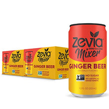 Load image into Gallery viewer, Zevia Ginger Beer, 7.5oz (Pack of 12) Zero Calories or Sugar, Naturally Sweetened with Stevia Leaf Extract , A Perfect Drink Mixer, 7.5 Fl Oz (Pack of 12)