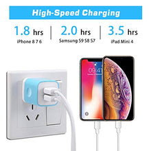 Load image into Gallery viewer, X-EDITION USB Charger Plug, 4-Pack 2.1A Dual Port USB Wall Charger Power Adapter Charging Block Cube Compatible with Phone Xs Max/Xs/XR/X/8/7/6 Plus/5S, Samsung, LG, Moto, Android Cell Phones More