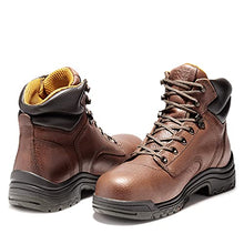 Load image into Gallery viewer, Timberland PRO Men's Titan 6" Safety Toe Work Boot,Brown/Brown,12 W