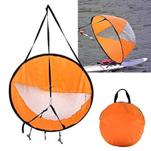 Load image into Gallery viewer, Hosmide Summer Fashion Surfing Wind Paddle Kayak Sail 42" Durable Downwind Wind Sail Sup Paddle Orange