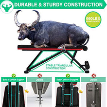 Load image into Gallery viewer, LINODI Adjustable Weight Bench, Workout Bench for Home Gym, Multi-Purpose Strength Training Benches, Foldable Incline Decline Gym Bench for Full Body Workout