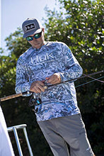 Load image into Gallery viewer, Huk Men's Pursuit Camo Vented Long Sleeve 30 UPF Fishing Shirt, Mossy Oak Hydro Standards, Medium