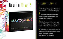 Load image into Gallery viewer, Outrageous Party Game - The Game of Witty, Hilarious Answers That You Come Up with