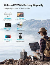 Load image into Gallery viewer, Portable Power Station RAVPower 252.7Wh/70200mAh Solar Generator,Dual 110V/300W Pure Sine Wave AC Outlet,60W PD and 120W DC Port Backup Lithium Battery for Outdoors Camping Travel Hunting Emergency