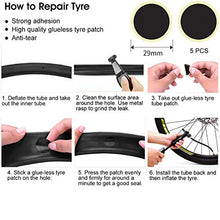 Load image into Gallery viewer, NewMainone Mini Bike Pump Portable Bicycle Frame Pump,Bicycle Tire Pump Glueless Puncture Repair Kit,120 PSI Fast Air Pump Suitable for Presta & Schrader Valve