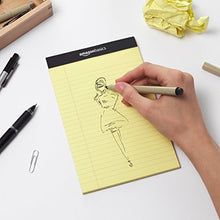 Load image into Gallery viewer, Amazon Basics Narrow Ruled 5 x 8-Inch Lined Writing Note Pads - 12-Pack (50-sheet Pads), Canary