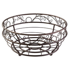 Load image into Gallery viewer, iDesign Twigz Wire Fruit Bowl Centerpiece for Kitchen and Dining Room Countertops, Tables, Buffets, Refrigerators, Bronze