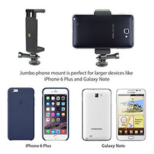 Load image into Gallery viewer, Golf Gadgets - Swing Recording System | Large Device Holder (PHABLET) with Jaws Clamp & Gooseneck Mount. Compatible Large Devices Like iPhone 6/7 Plus, Samsung Galaxy Note, etc.