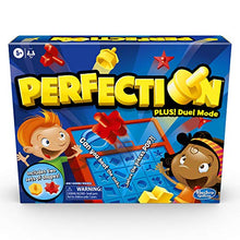 Load image into Gallery viewer, Hasbro Gaming Perfection Game Plus 2-Player Duel Mode Popping Shapes and Pieces Ages 5 and Up (Amazon Exclusive)