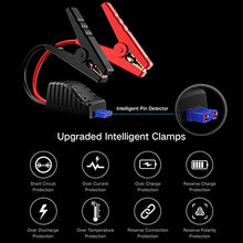 Load image into Gallery viewer, Audew Upgraded Car Jump Starters, Jump Box 2000A Peak 20000mAh Battery Charger Automotive(up to All Gas and 8.5L Diesel), 12V Battery Booster with 3 Modes LED Flashlight and Dual QC USB Ports