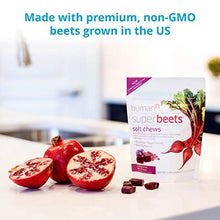 Load image into Gallery viewer, humanN SuperBeets Soft Chews | Grape Seed Extract and Non-GMO Beet Powder Helps Support Healthy Circulation, Blood Pressure, and Energy, Pomegranate-Berry Flavor, 60-Count