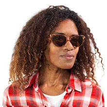 Load image into Gallery viewer, VITENZI Bifocal Sunglasses Cat Eye Readers for Reading Under The Verona Sun in Champagne 1.50