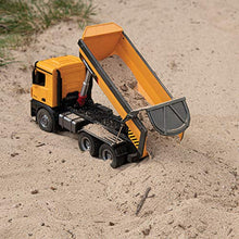 Load image into Gallery viewer, Top Race 23 Channel Hobby Remote Control Excavator and Construction Dump Truck; V4, Construction Vehicle RC Tractor, Full Metal Excavator Toy, Carries 180 Lbs, Diggs 1.1 Lbs Per Cubic Inch: