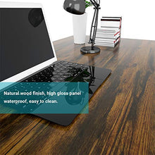 Load image into Gallery viewer, Foxemart 47 Inch Computer Desk Sturdy Office Desks 47” Modern PC Laptop Notebook Study Writing Table for Home Office Workstation, Rustic Brown