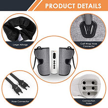 Load image into Gallery viewer, SHINE WELL Leg Massager for Circulation, Leg Compression Massager for Calf Foot and Arms, Calf Massager with 3 Modes 3 Intensities 2 Timing, Helpful for Restless Legs Syndrome Relief, Pain Relief
