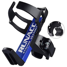 Load image into Gallery viewer, RUNACC Adjustable Bike Bicycle MTB Water Bottle Holder Rack Cage Black