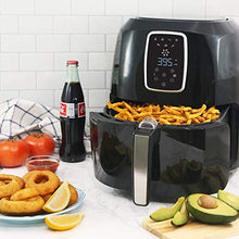 Load image into Gallery viewer, Elite Gourmet Oil-Less Healthy Cooker, Timer & Temperature Controls, PFOA/PTFE Free, 5.5 Quart, black