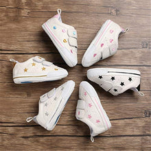 Load image into Gallery viewer, Baby Boys Girls Sneakers Non Slip Rubber Sole Infant Toddler First Walker Outdoor Tennis Crib Dress Shoes (12-18 Months Toddler, C-Muti-Color)