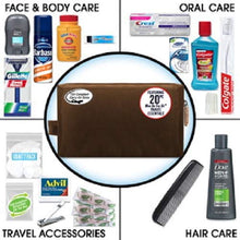 Load image into Gallery viewer, Convenience Kits Men’s Premium 20 Count Necessities Travel Kit, Featuring: Dove Men & Care Products