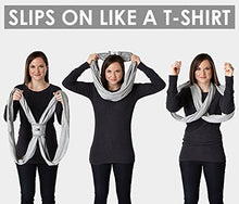Load image into Gallery viewer, Baby K'tan Active Baby Wrap Carrier, Infant and Child Sling - Simple Wrap Holder for Babywearing - No Rings or Buckles - Carry Newborn up to 35 Pound, Black, Small (Women 6-8 / Men 37-38)