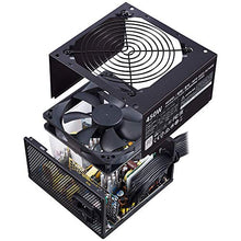 Load image into Gallery viewer, Cooler Master MWE White 450 80+ White 450W PSU with HDB Silent 120mm Fan, Single +12V Rail, Flat Black Cables