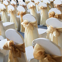 Load image into Gallery viewer, WELMATCH White Spandex Chair Covers Wedding Universal - 10 Pcs Banquet Wedding Party Dining Decoration (White, 10)