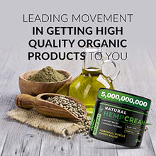Load image into Gallery viewer, 100% Natural Hemp Cream for Relief from - 30,000,000 Relief Cream - Hemp Oil for Relief & Joint Relief - Doctor Formulated Cream - Hemp Lotion for Relief