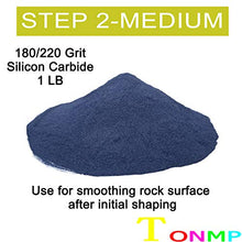 Load image into Gallery viewer, Tonmp 3 Pounds Rock Tumbler Refill Grit Media Kit (4 Polishing Grits)| 4-Steps for Tumbling Stones