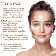 Load image into Gallery viewer, 5Pcs Dual-Head Cream Contour Sticks Makeup Kit,Face Makeup Highlighter Pencil&Contouring Makeup kit,Contour Highlight Stick,Makeup Concealer Stick, Primer Face Makeup,Highlighter Makeup Stick Concealer
