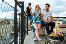 Load image into Gallery viewer, Outland Living Portable Propane Fire Pit, 19-inch, 58,000 BTU Smokeless Gas Firebowl | Perfect for Camping, Patio, Backyard, Tailgating, Deck, RV| Black 823 Standard