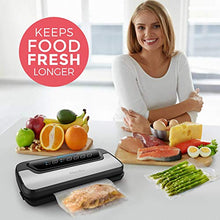 Load image into Gallery viewer, Vacuum Sealer Machine By Mueller | Automatic Vacuum Air Sealing System For Food Preservation w/Starter Kit | Compact Design | Lab Tested | Dry & Moist Food Modes | Led Indicator Lights