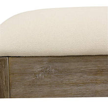 Load image into Gallery viewer, Décor Therapy Waverly Wood Bench with Coat Rack Set, Measures 42x11.8x17.75, Winter White