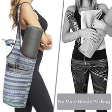 Load image into Gallery viewer, Ewedoos Yoga Mat Bag with Large Size Pocket and Zipper Pocket, Fit Most Size Mats. (Namaste)