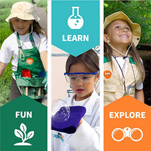 Load image into Gallery viewer, Born Toys Dress Up & Pretend Play 3-in-1 Premium Kids Costumes Set - Washable Kids Dress Up Clothes for Play - Scientist, Explorer & Gardener as Dress Up Clothes for Little Girls & Boys Ages 3-7