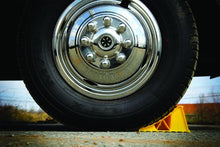 Load image into Gallery viewer, Camco 44414 Wheel Chock Without Rope, Helps Keep Your Trailer RV In Place (Pack of 2) , Yellow
