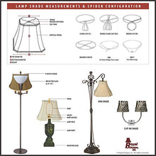 Load image into Gallery viewer, Royal Designs deep Empire Side Pleat Basic Lamp Shade, White, 9 x 18 x 14