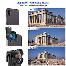 Load image into Gallery viewer, Phone Camera Lens,TODI 4K HD 2 in 1 120° Wide Angle Lens, 20X Macro Lens,Clip-On Phone Lens Compatible iPhone,Samsung, Most Andriod Phones No Distortion