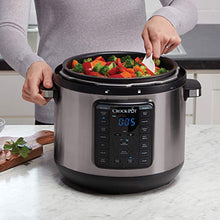 Load image into Gallery viewer, Crock-Pot 8-Quart Multi-Use XL Express Crock Programmable Slow Cooker and Pressure Cooker with Manual Pressure, Boil & Simmer, Black Stainless