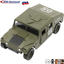 Load image into Gallery viewer, 1:36 Scale Diecast Metal Model Multipurpose Wheeled Vehicle Humvee US Army Russian Die-cast Toy