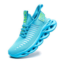 Load image into Gallery viewer, GSLMOLN Tennis Shoes for Big Boys Sneakers Walking Jogging Athletic Sport Gym Workout Fitness Running Jog Shoes for Teen Young Mens Zapatos de Hombre Sky/Blue Size 12