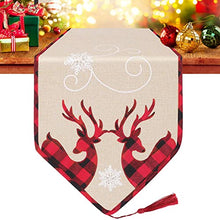 Load image into Gallery viewer, Christmas Table Runner,Christmas Decorations Indoor Farmhouse Table Runner Christmas Table Decor Outdoor Merry And Christmas Decorations Banner