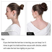Load image into Gallery viewer, FESHFEN Hair Bun Extensions Messy Curly Hair Scrunchies Hairpieces Synthetic Donut Updo Hair Pieces for Women Girls
