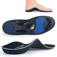 Load image into Gallery viewer, PCSsole Orthotic High Arch Support Insoles, Comfort Gel Work Boot Insert for Flat Feet, Plantar Fasciitis, Feet Pain, Heel Spur Pain,Metatarsalgia,Over Pronation for Men and Women(26cm)