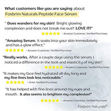 Load image into Gallery viewer, Peptide Complex Serum - BEST Anti Aging Serum - Anti Wrinkle Skin Care - Advanced Delivery - Facial Skin Care - Natural & Organic - Plump, Smooth and Even Skin - For Collagen Production & Optimal Skin Health - Amazing Guarantee 1oz